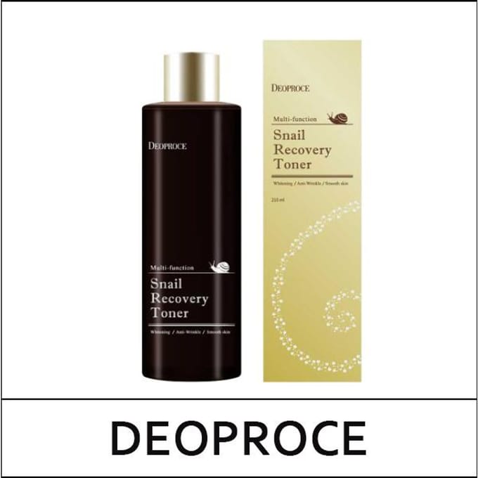 [DEOPROCE] (ov1) Snail Recovery Toner 210ml beige