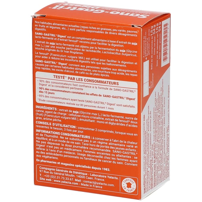 Yalacta Sano Gastril 36 Tabletten