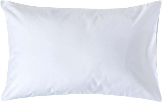 Homescapes Luxe Satijn Kussensloop 50x75 cm – Wit – 100% Egyptisch Katoen – Draaddichtheid 1000