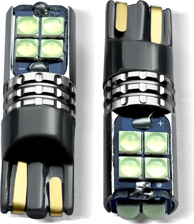 XEOD Lampen set – W5W T10 LED – Ijs Blauwe licht canbus – 2 stuks