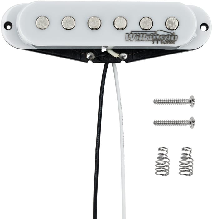 Singlecoil brugelement voor elektrische gitaar - Fazley 10584 - Wit