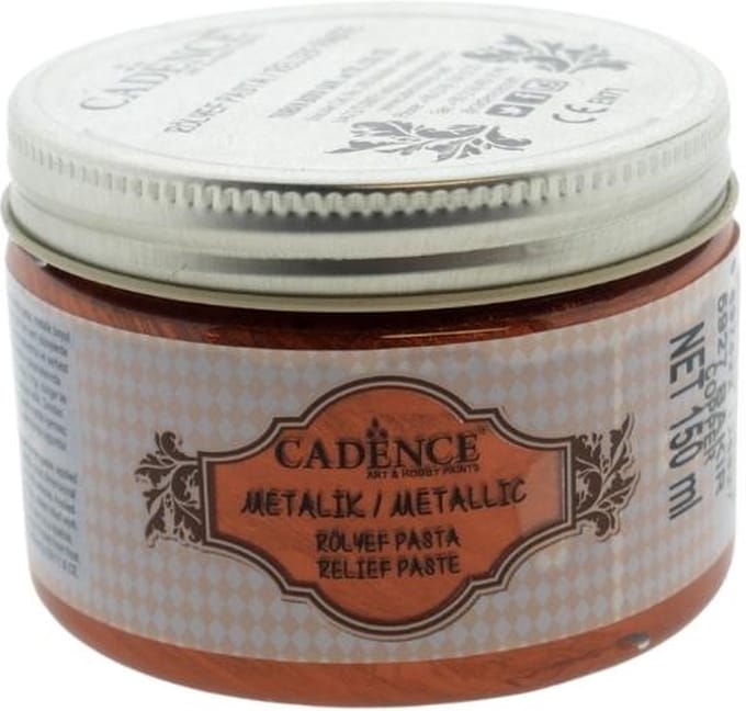 Cadence Metallic Relief Pasta 150 ml Koper