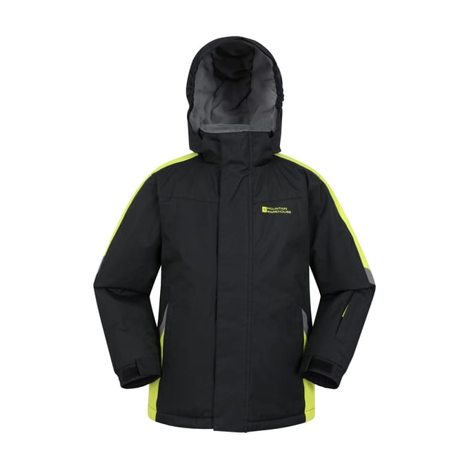 Mountain Warehouse Raptor sneeuwski jas voor kinderen/Kinderen (Jet Zwart)