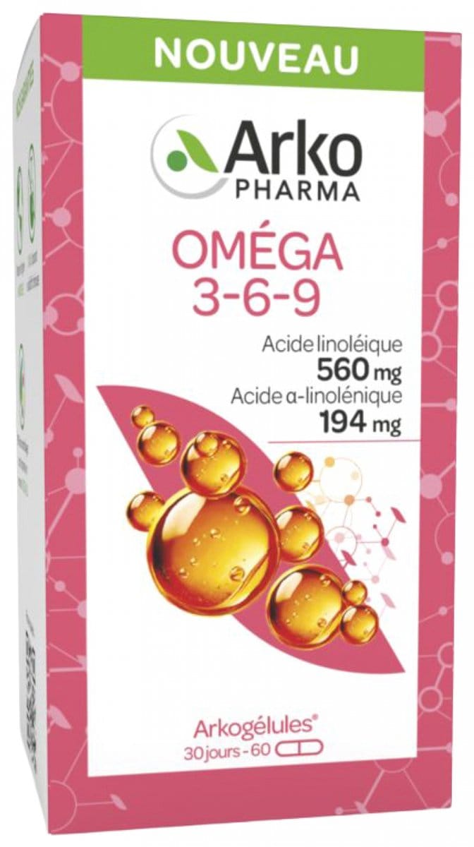 Arkopharma Arkogélules Oméga 3-6-9 60 Gélules