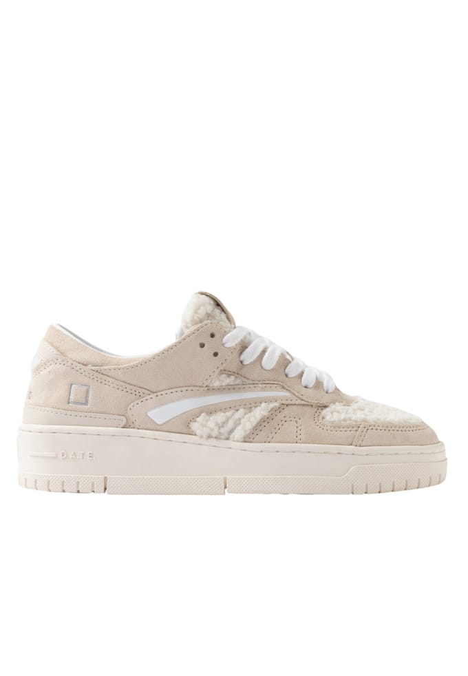 w431-to-td-wh Date Women's Suede White