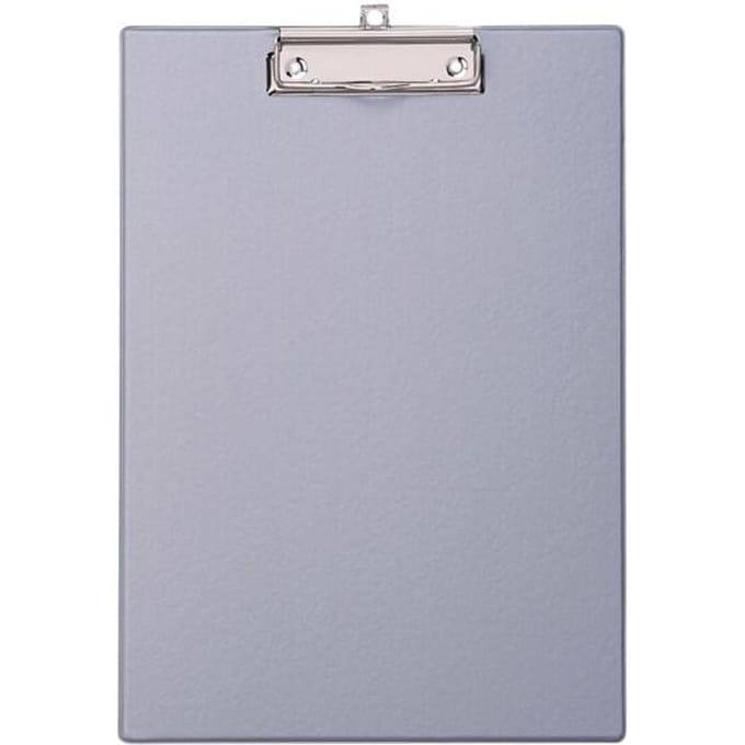 MAUL klembord - met PVC folie - A4 - met ophangoog - zilverkleurig