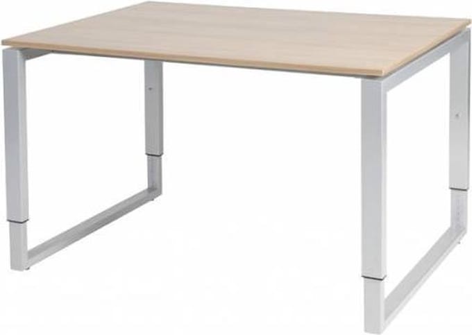 Verstelbaar Bureau - Plus 120x90 Havana Kersen - alu frame