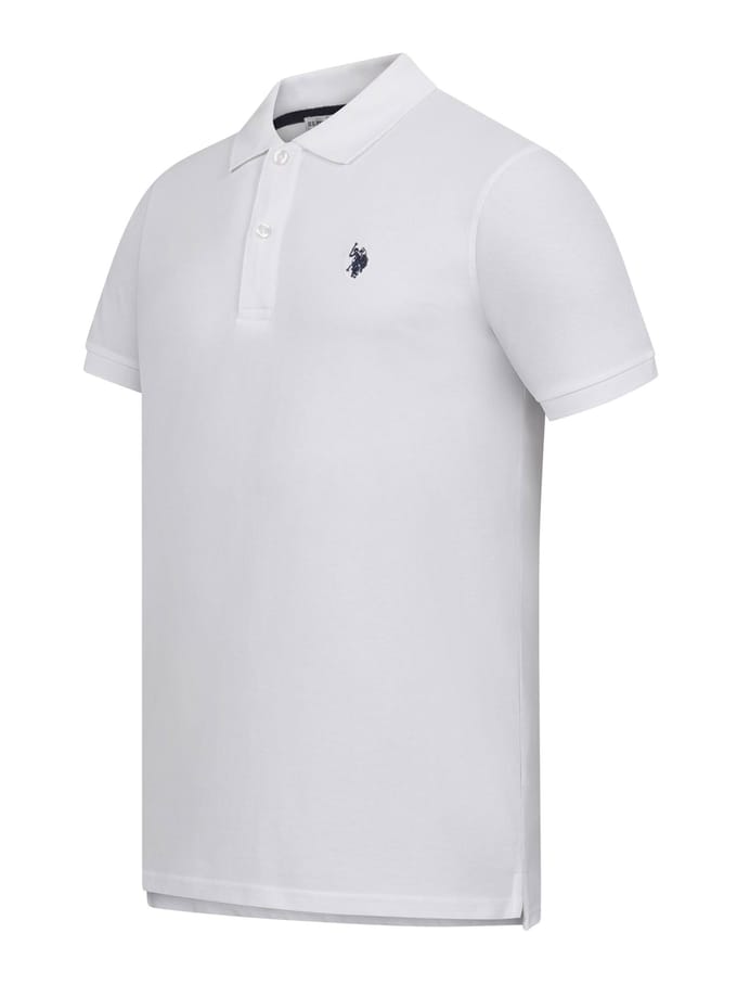 U.S. Polo Assn. heren basic poloshirt met korte mouwen en stretch
