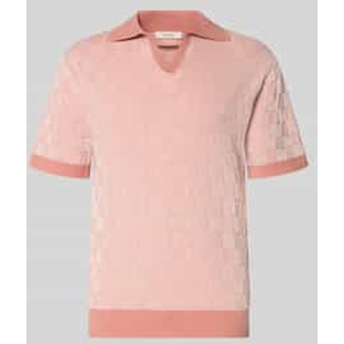 relaxed fit poloshirt van puur katoen model 'MILAS'