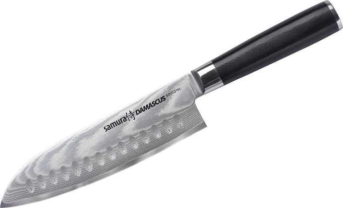 Samura Damascus Santokumes 18,5cm - Kuiltjes - G-10