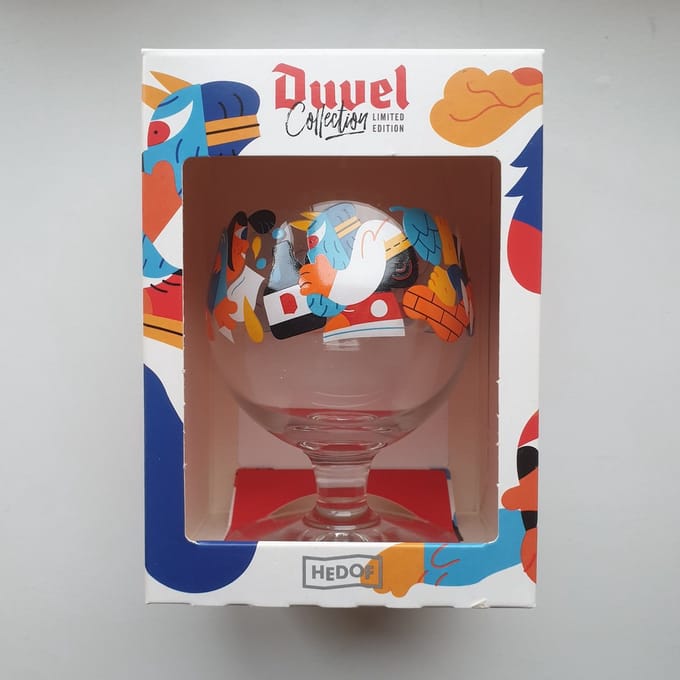 Duvel Glas Limited Edition Collection Hedof Blauwe Druppel