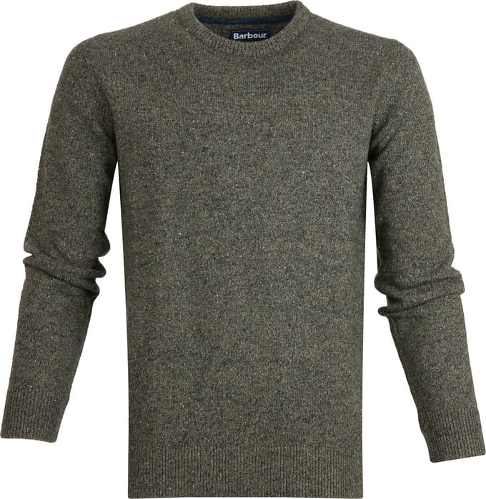 Barbour Tisbury Trui Donkergroen - Maat XL - Heren - Pullovers