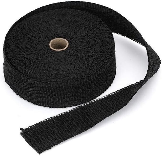 Nixnix® - Hitteband - 10m rol - 2,5cm breed - Heat wrap - Zwart