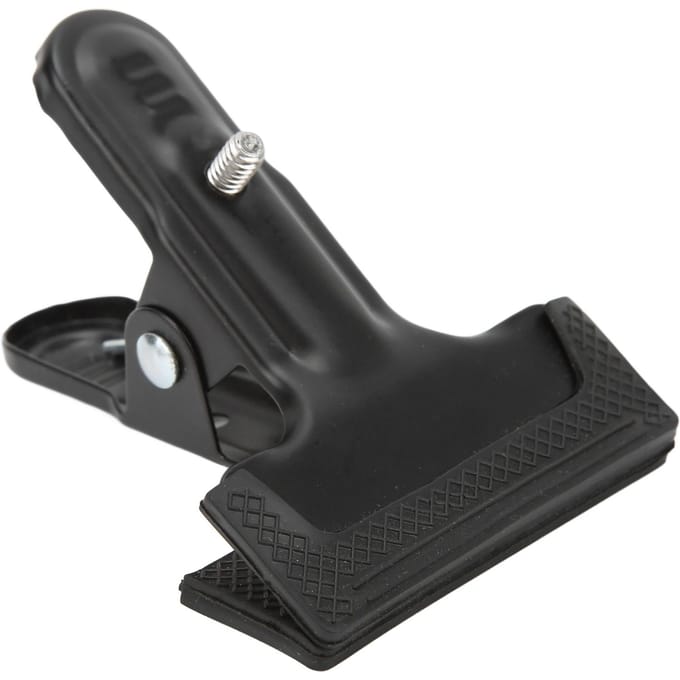 Achtergronddoekklem met 14-inch schroef Goede hechting Rubber gecoate klemhouder black