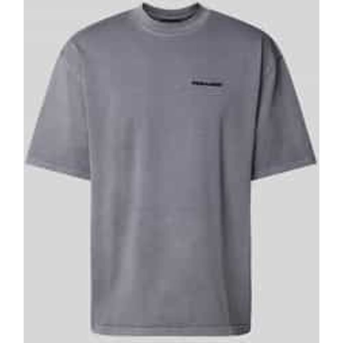 Oversized T-shirt met labelstitching