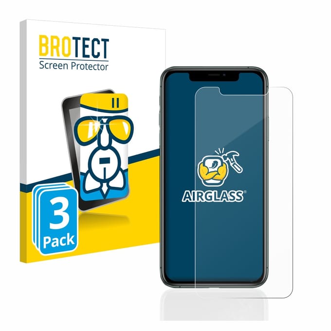 Screenprotector 3 Stuks voor Apple iPhone 11 Pro Max Beschermglas transparant