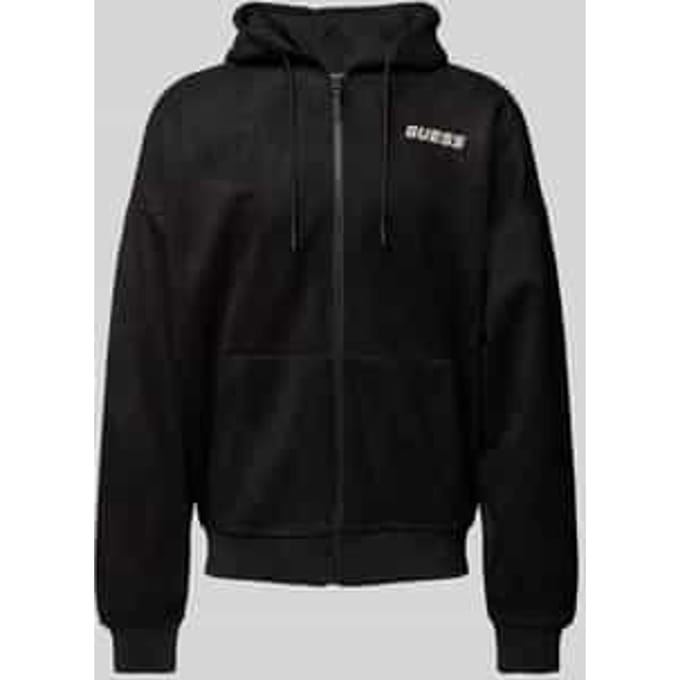 Sweatjack met labeldetail, model 'DARIL'