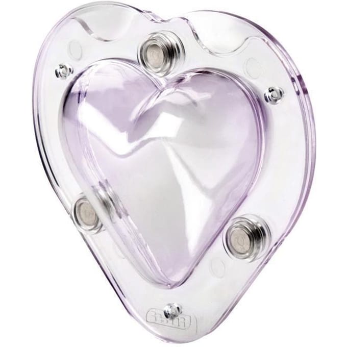3D Hartvorm - IBILI - 9 cm - Polycarbonaat - Transparant - 14 x 14 x 5 cm transparant