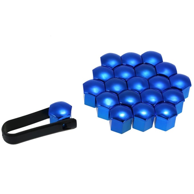 20 stuks Universele 17mm Wielmoerkappen Wielmoerkappen Schroefbeschermer