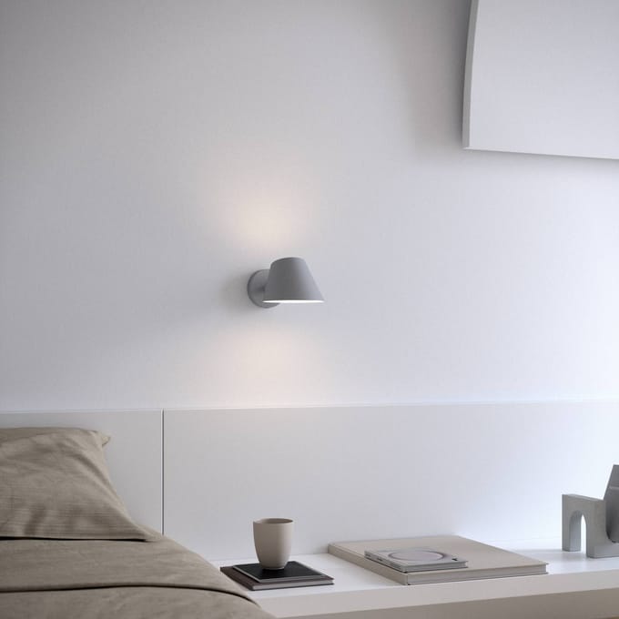DFTP by Nordlux Wandlamp Stay Short met stekker, grijs