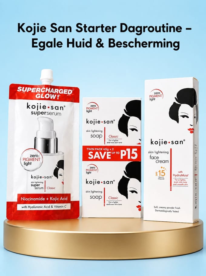 Kojie San Starter Dagroutine – Egale Huid & Bescherming