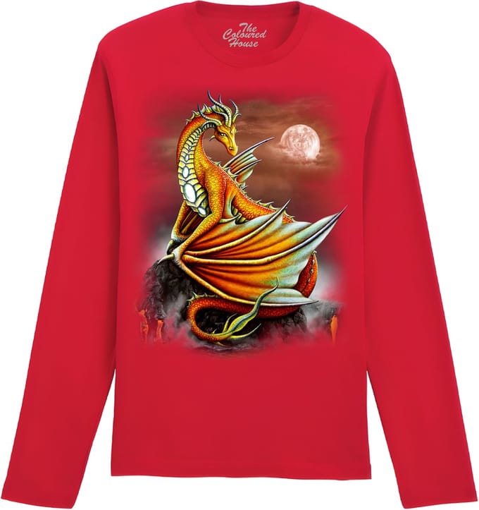 Draak Everly Dragon The Coloured House Longsleeve T-shirt M
