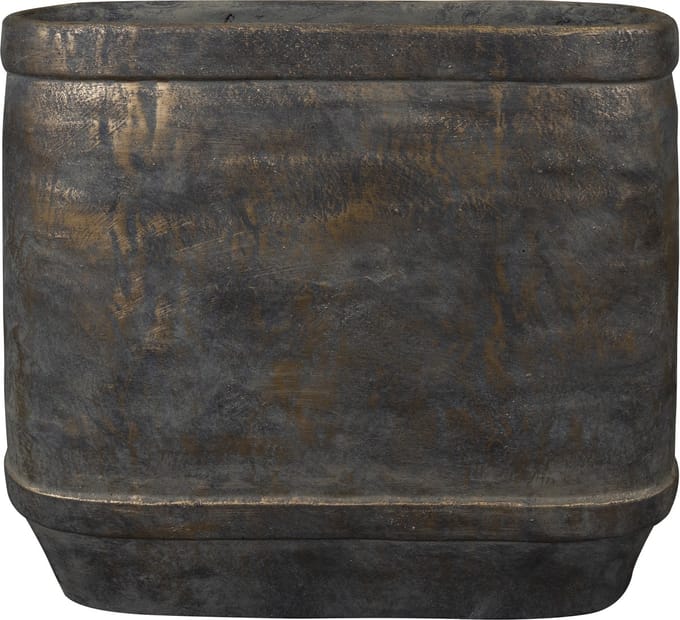Ter Steege Bloempot-Vensterbak Bak Bruin-Brons L 42 cm B 15 cm H 35 cm