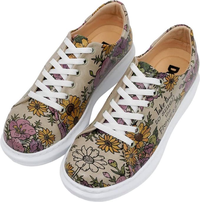 DOGO Myra Dames Sneakers - Smell the flowers 36