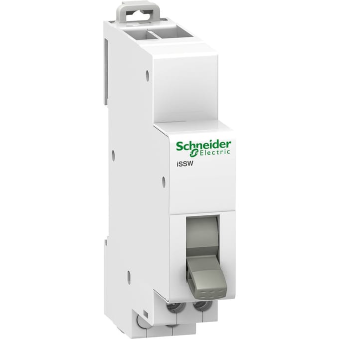Schneider Electric Acti9 linear Schakelaar - issw - 1 c/o - 20a - 250 v ac - 3 posi