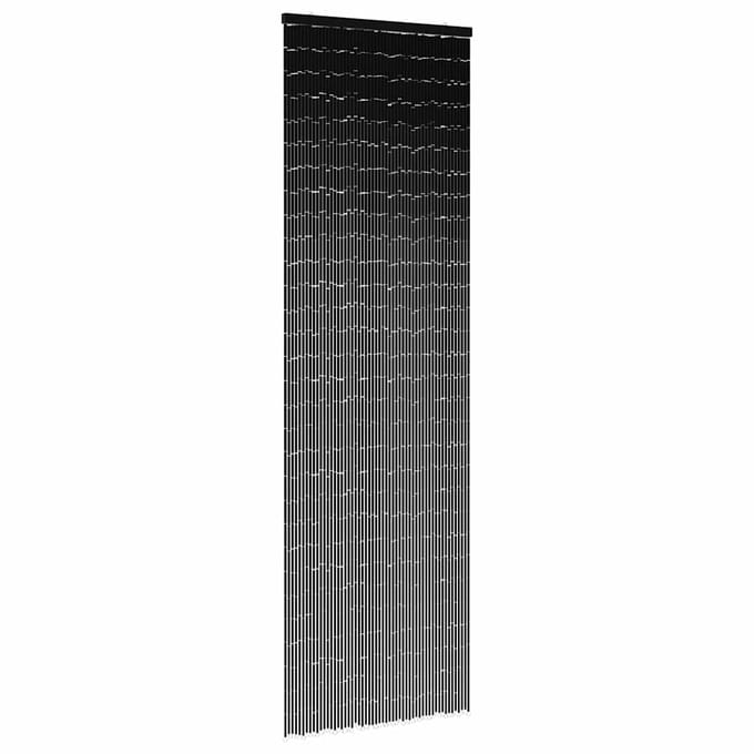 vidaXL - Insectengordijn - voor - camper - 56x185 - cm - bamboe - donkergrijs