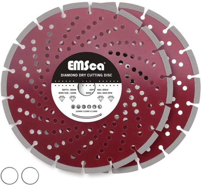 Allecto - 9 Inch Diamond Disc - Snijschijf - Voor graniet en beton