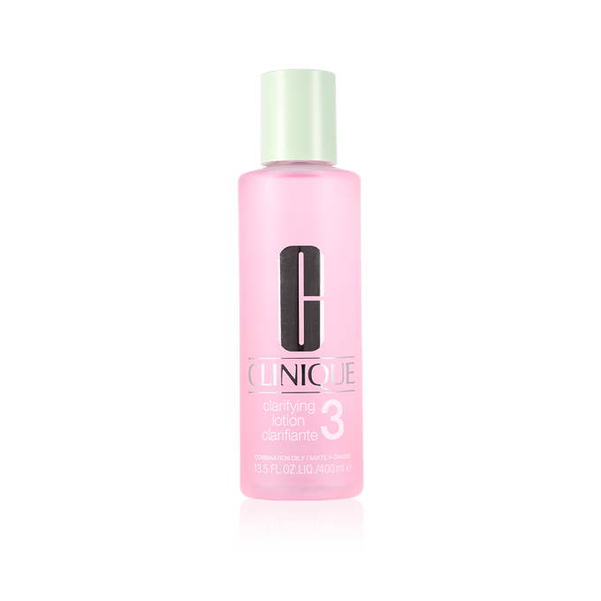 Clinique Clarifying Lotion Dagelijkse Exfoliator 2x Daags 3 voor gemengde/vette huid 400 ml