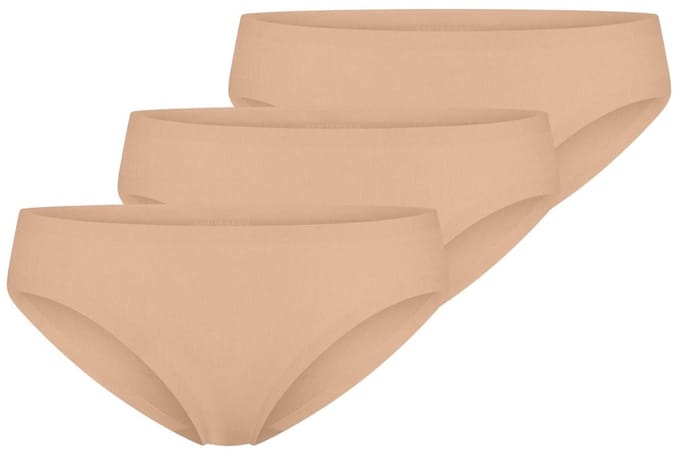 Schiesser Dames slip / onderbroek 3 pack Invisible Light