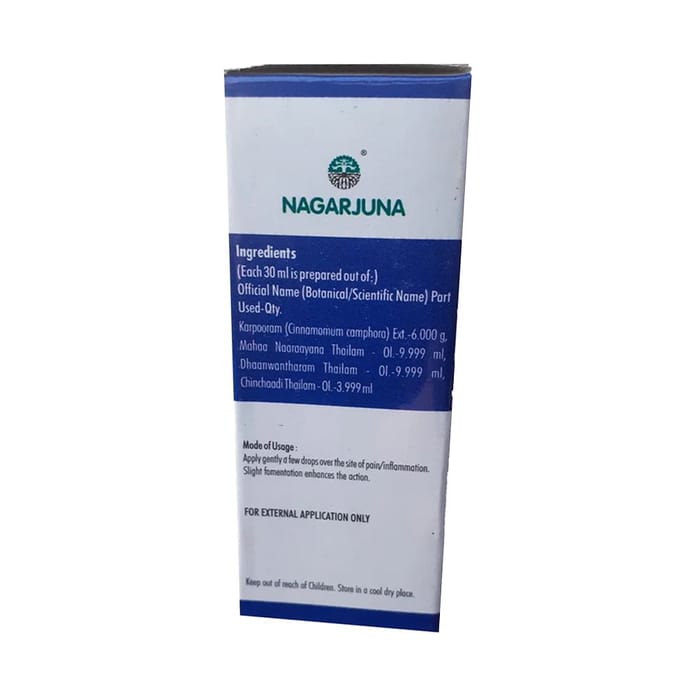 Vloeibare zalf Rheumat (30 ml), Reumat Liniment, Nagarjuna