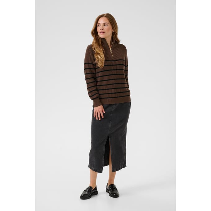Pullover KAlioa Pullover Loose fit black brown