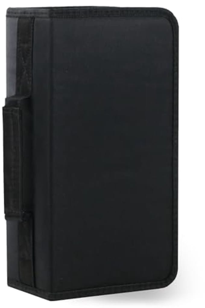 CD/DVD Case Houder - Draagbare Organizer voor Thuis en Reizen - 128 Capaciteit - Zwart
