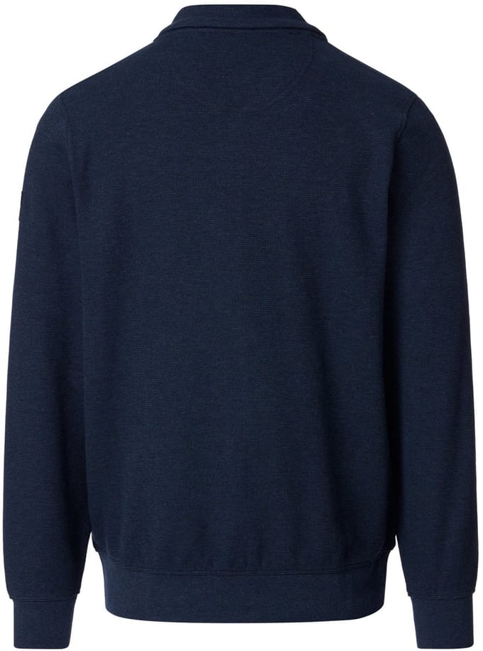 CASA MODA comfort fit sweatvest - donkerblauw