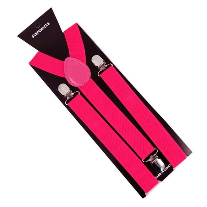Bretels in Neon kleuren Roze