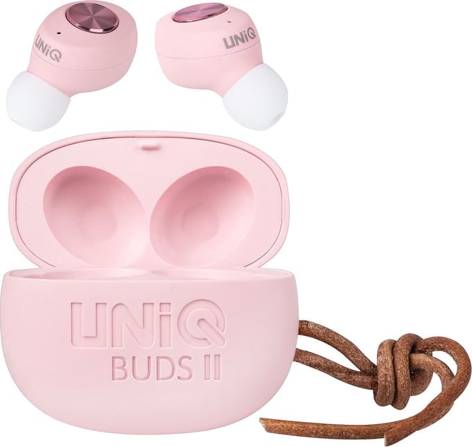 UNIQ Accessory TWS Buds ll draadloze oortjes met oplaaddoosje - Roze
