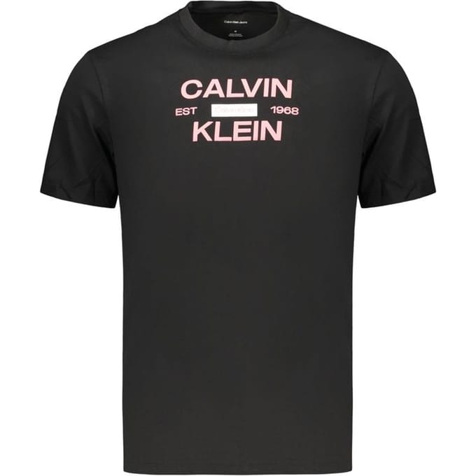 Calvin Klein Zwarte Katoenen Herent-shirt