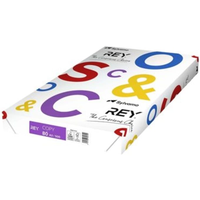 Kopieerpapier Rey Copy A3 80gr wit 500 vel