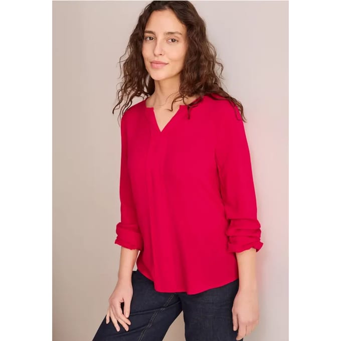 Blouse in effen kleur
