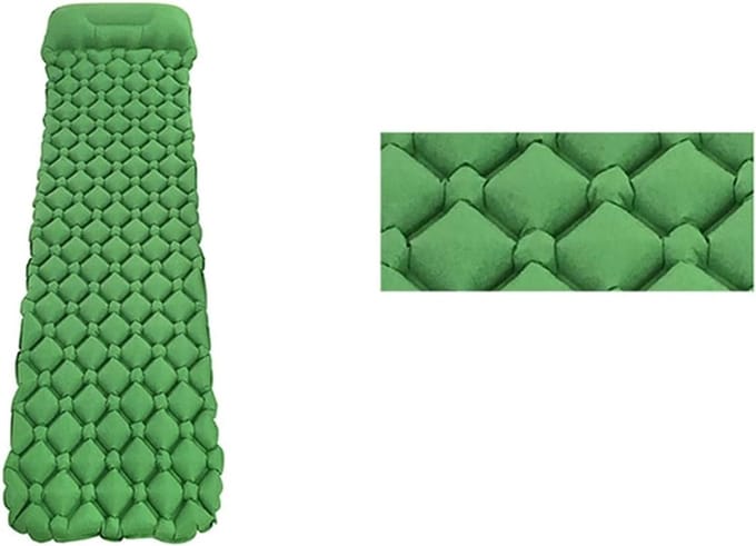 Opblaasbare Slaapmat - Kampeer Mat - Buiten Ontspannen - Compact & Lichtgewicht - 185x58cm