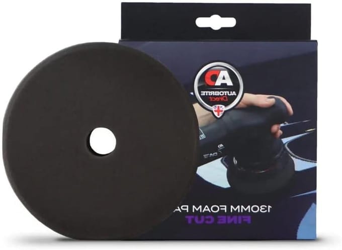 Polijstschuim Pad - Afwerking Schuim Pad - Auto Polijsten - Open Celstructuur - 130 mm - Zwart