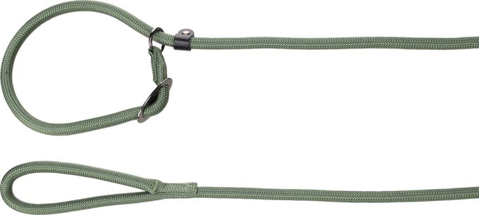 Flamingo - Hond Anti-trek looplijn Aiden Kaki 1,7m 12mm