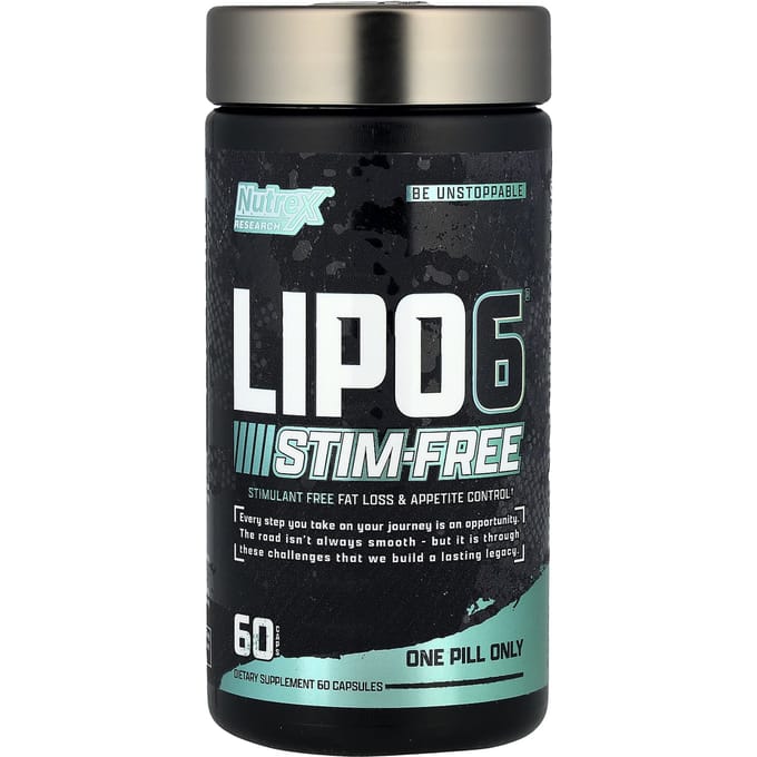 Nutrex Research, Lipo6®, Stimulant-vrij, 60 Capsules