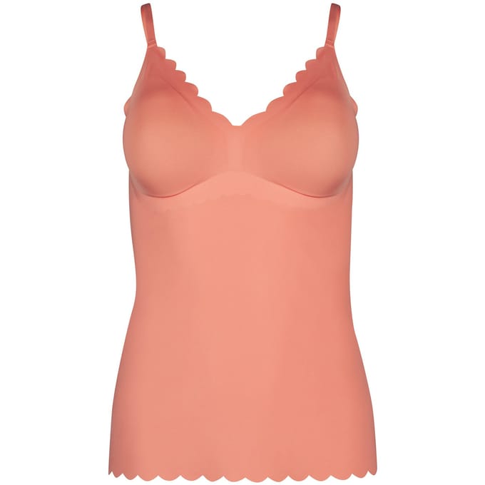Skiny Onderhemd Da. Spaghettishirt herausn. Pads Sensation Set van 1