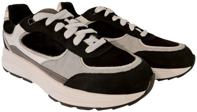 Xsensible Stretchwalker Sneaker Manhattan 33204.2.040 HX Zwart Combi
