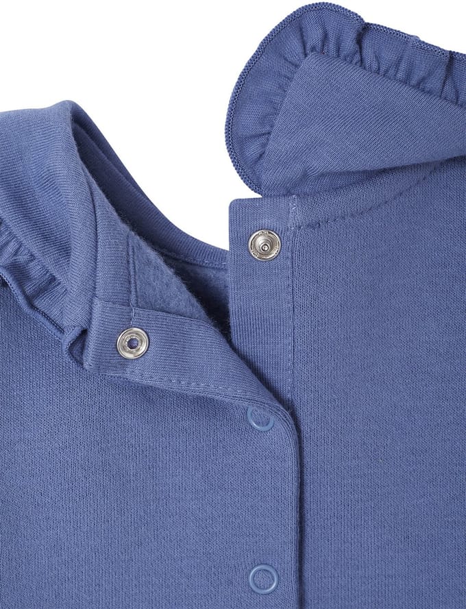 Vertbaudet Sweater voor pasgeborenen met denim effect