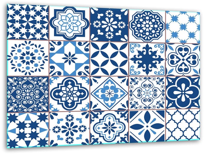 TMK ArtDeko - Snijplank - 40x30 cm - Glas - Mozaïek Design